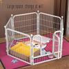 Metal Dog Crate and Pet Playpen, Pink, 120 x 60 x 60 view 3