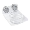 Gecko Feeder and Reptile Water Bowl with Magnetic Feeding Ledge view 1