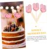 TOPBATHY 48-Piece Mother's Day and Birthday Cake Toppers view 3