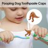 Funny Toothpaste Tube Caps for Kids view 2