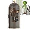 Rotating Makeup Organizer and Brush Holder for Vanity view 1