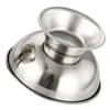 Homoyoyo Stainless Steel Shaving Bowl with Foot, Reusable for Men view 1