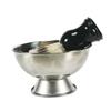 Homoyoyo Stainless Steel Shaving Bowl with Foot, Reusable for Men view 4