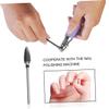 Veemoon Green Oval Cone Tungsten Steel Nail Drill Bit view 2
