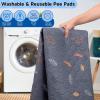 Washable Pee Pads for Dogs and Small Animal Cages, 59.6 cm (53.62 in) view 3