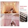 Princess Room Decor Bed Canopy with Stainless Steel Holder, Gray, 180 x 200 x 200 cm view 4