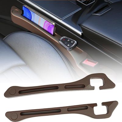 PAPEP 2-Piece Car Seat Gap Filler for KIA Sorento (7 Seats), 2015–2020, Brown