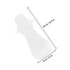 Washable Cotton Cloth Pads, 3-Pack with Snap Fasteners, White view 2