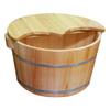 SBCGFY Natural Wood Foot Bath Bucket view 1