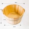 SBCGFY Natural Wood Foot Bath Bucket view 2