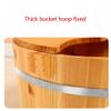 SBCGFY Natural Wood Foot Bath Bucket view 3