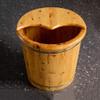 Wooden Cedar Foot Bath Bucket with Optional Lid view 2