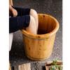 Wooden Cedar Foot Bath Bucket with Optional Lid view 3