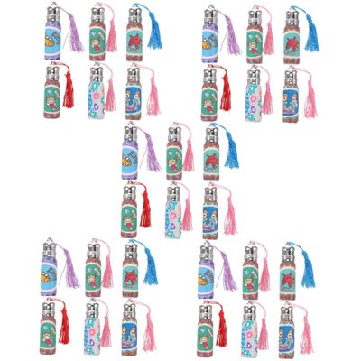 Beavorty 30-Pack 8 mL Refillable Glass Perfume Roller Bottles with Tassels