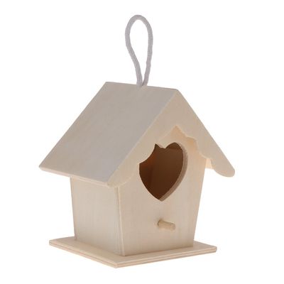 Handcrafted Wooden Birdhouse for Small Birds
