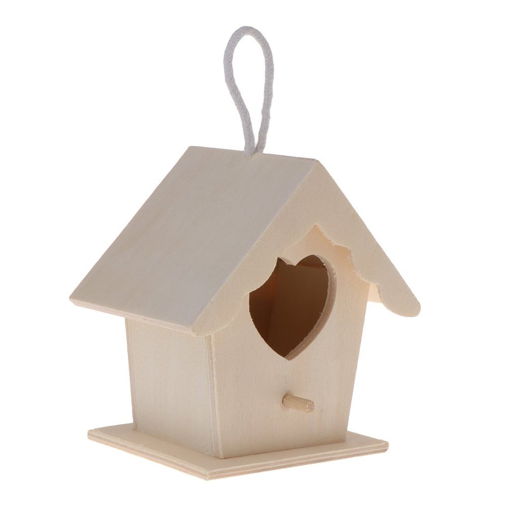 Handcrafted Wooden Birdhouse for Small Birds