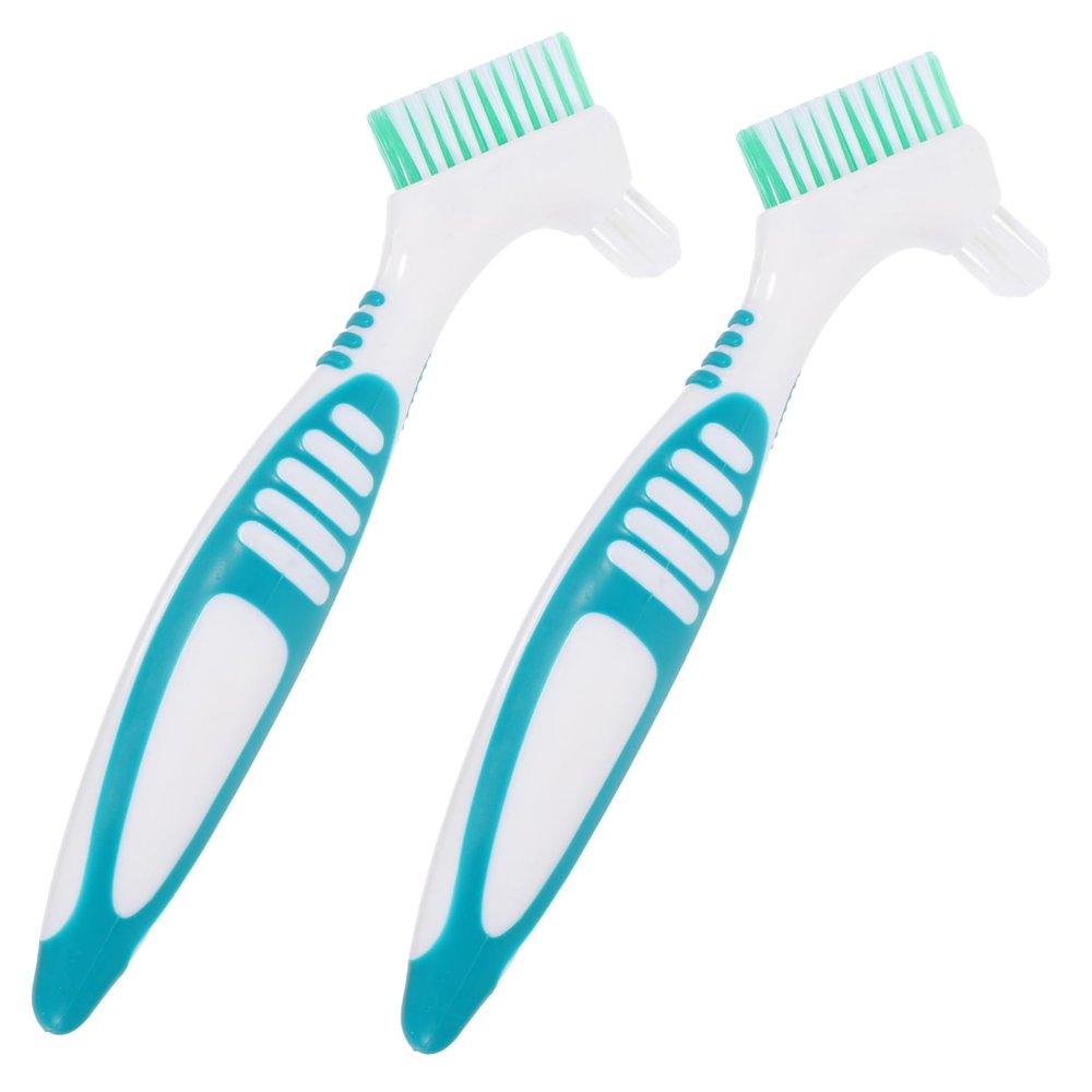 Veemoon 2-Piece Plastic Tortoise Shell Cleaning Brush