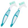 Veemoon 2-Piece Plastic Tortoise Shell Cleaning Brush view 1