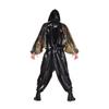 VIYOLI Latex Rubber Loose-Fit Men's Jumpsuit, Racing Suit, Black, 3XL view 2