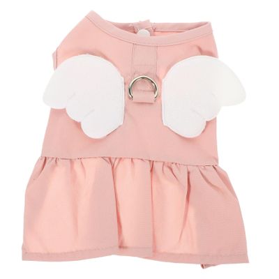 BESPORTBLE Comfortable Cotton-Polyester Pet Dress with Angel Design