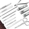 Stainless Steel Nail Clipper Set with Leather Travel Case for Thick Nails view 4