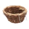 DECOMELODY Natural Woven Bird Cage, Handmade Bird Nest for Parrots and Parakeets, Hanging Birdhouse for Indoor and Outdoor Use, for Breeding and Sleeping view 1