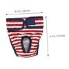 BESPORTBLE 2-Piece Reusable Dog Diaper Pants, Cotton Female Dog Diapers view 2