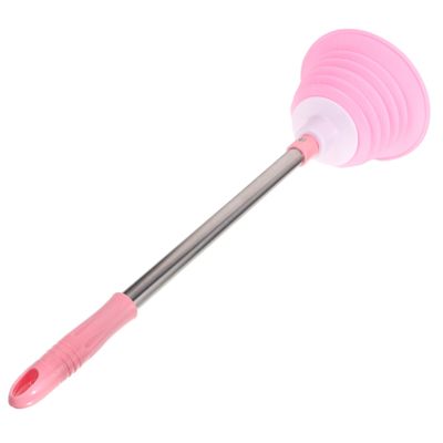 jojofuny PVC Toilet Plunger, High-Performance Versatile Drain Unclogger for Bathrooms and Hotels