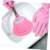 jojofuny PVC Toilet Plunger, High-Performance Versatile Drain Unclogger for Bathrooms and Hotels view 2