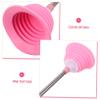 jojofuny PVC Toilet Plunger, High-Performance Versatile Drain Unclogger for Bathrooms and Hotels view 4