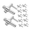 BESPORTBLE 12-Piece Aquarium Air Pump Lever Valves, Stainless Steel Low-Noise Oxygen Distributor with Easy Connection for Aquariums and Breeding Tanks view 1