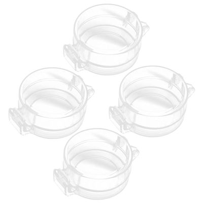 Baby-Safe Door Lock Covers, 4-Piece ABS Set