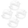 Baby-Safe Door Lock Covers, 4-Piece ABS Set view 1