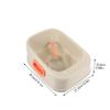 BESPORTBLE Semi-Enclosed Plastic Cat Litter Box with Scoop, 1 Set view 2