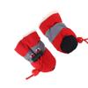 Homoyoyo Winter Dog Boots for Small Dogs, Soft Boots and Socks for Chihuahuas and Other Small Breeds, Red view 1
