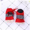 Homoyoyo Winter Dog Boots for Small Dogs, Soft Boots and Socks for Chihuahuas and Other Small Breeds, Red view 4