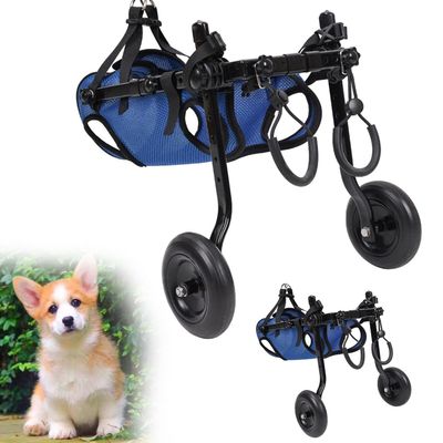 Adjustable Wheelchair for Dogs and Cats, Pet Mobility Aid for Rear-Leg Rehabilitation