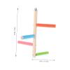 Natural Wood Bird Perch for Chewing, Pecking and Resting view 2