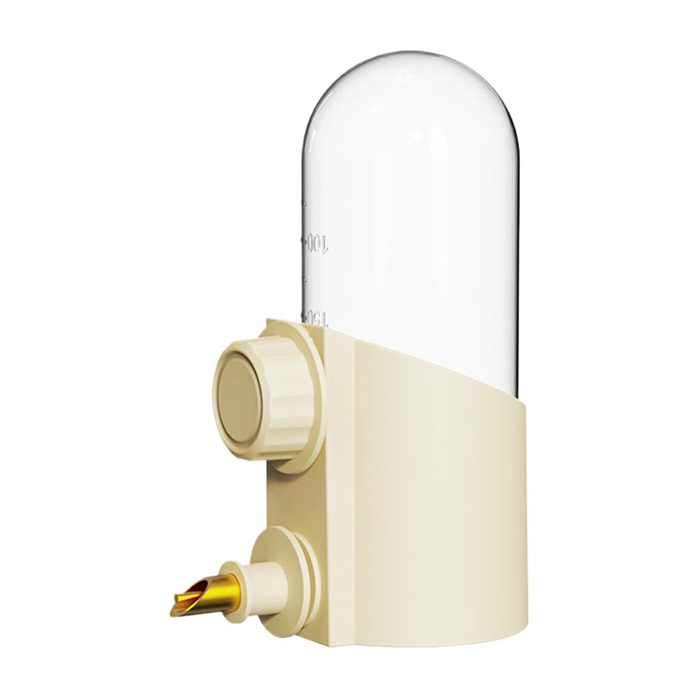 Automatic Bird Water Dispenser, 250 mL Large-Capacity Refillable Feeder for Lovebirds, Canaries, and Finches