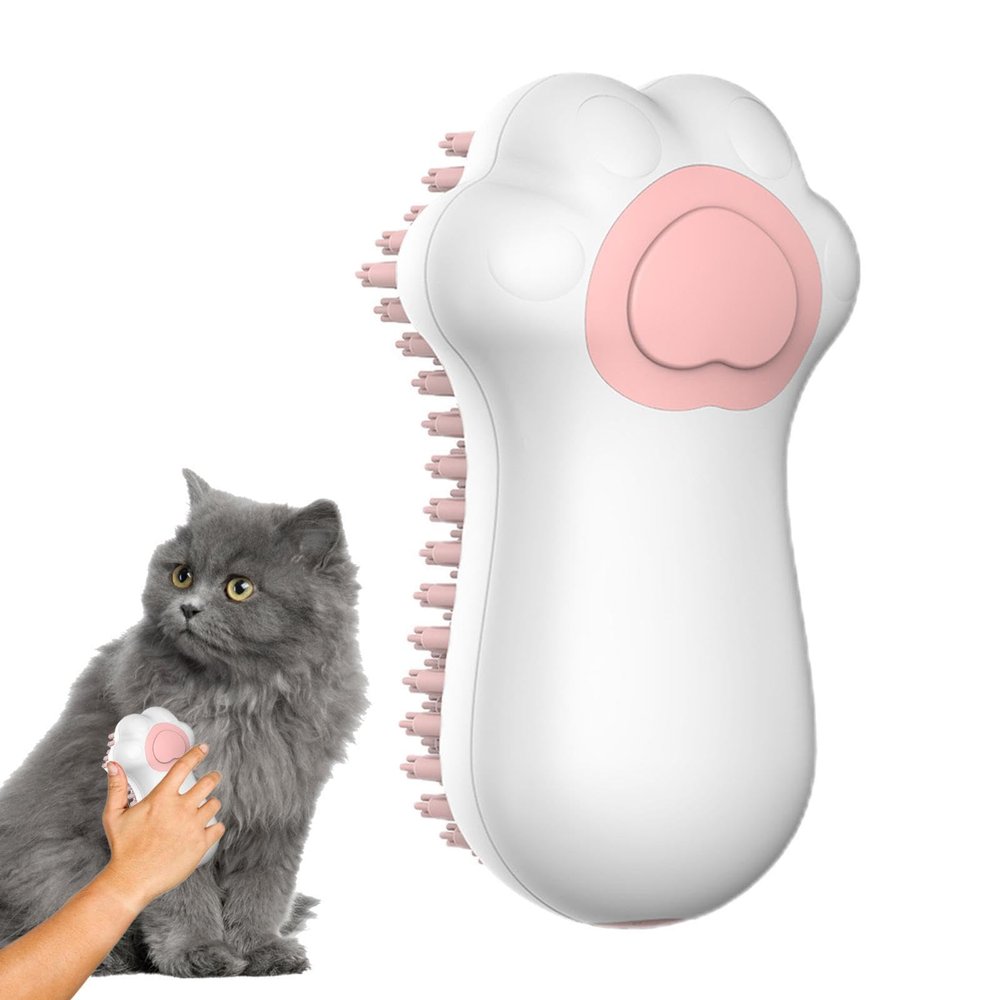 Dog Bath Brush - Silicone Scrubber with Dispenser