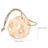 VANZACK Hanging Bamboo Hay Ball for Rabbit Cages view 4