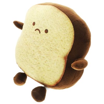 CORHAD Plush Toast Pillow, Soft Bread-Shaped Decor