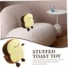 CORHAD Plush Toast Pillow, Soft Bread-Shaped Decor view 4