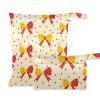 Waterproof Wet Bags, 2-Pack, Baby Travel Essentials, with Handles for Pool and Beach (Polka Dot and Bow5) view 1