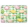 Extra-Large Reusable Potty-Training Urine Bed Pad, Ostertag, Green Plaid Floral Pattern, Highly Absorbent, Machine-Washable, 86.4 x 132.1 cm view 1