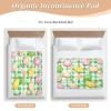 Extra-Large Reusable Potty-Training Urine Bed Pad, Ostertag, Green Plaid Floral Pattern, Highly Absorbent, Machine-Washable, 86.4 x 132.1 cm view 4