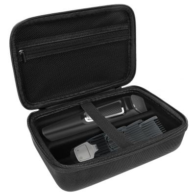 Linkidea Hard Travel Case for Body Trimmer, Compatible with Philips Bodygroom Series 5000 and Manscaped Lawn 3.0/5.0, Protective Organizer with Mesh Pocket, Black