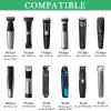 Linkidea Hard Travel Case for Body Trimmer, Compatible with Philips Bodygroom Series 5000 and Manscaped Lawn 3.0/5.0, Protective Organizer with Mesh Pocket, Black view 2