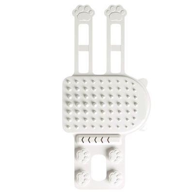 Wall-Mounted Cat Corner Groomer and Scratcher