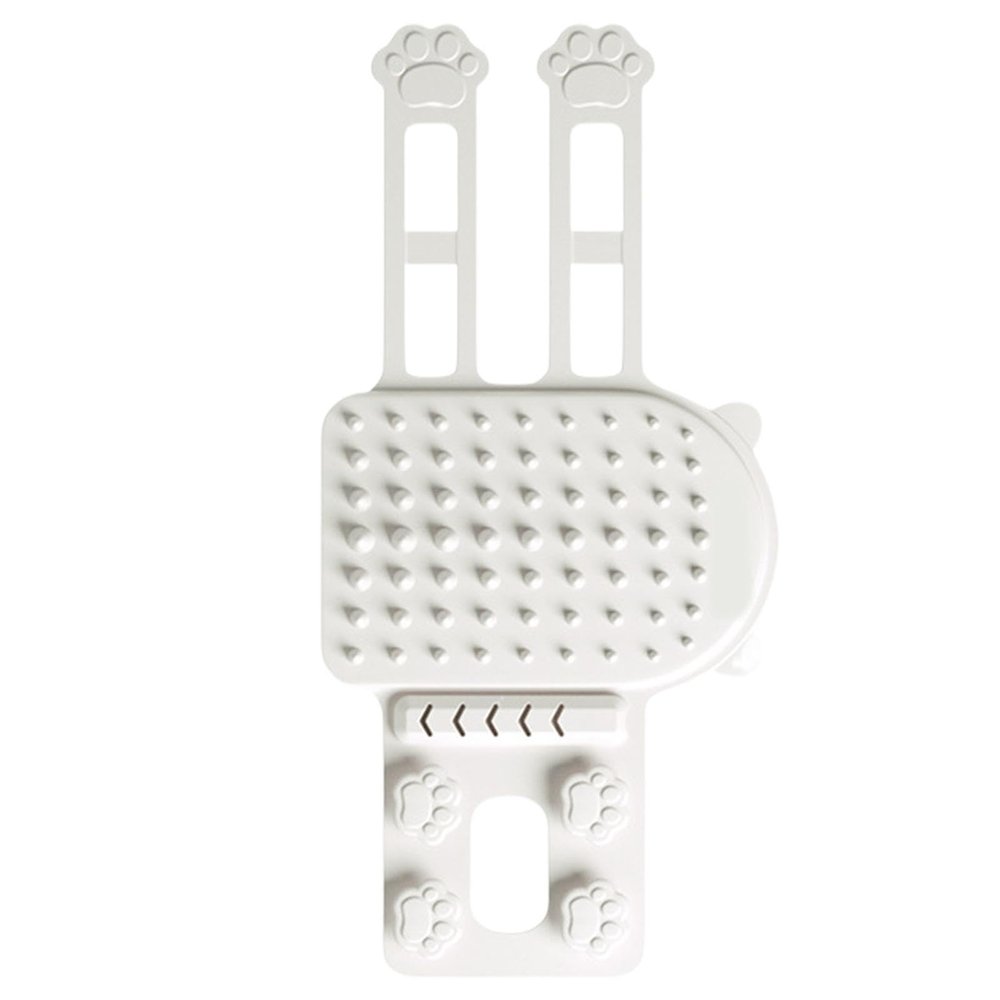 Wall-Mounted Cat Corner Groomer and Scratcher